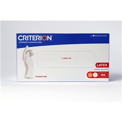 Henry Schein Gloves - Criterion CL - Latex - Non Sterile - Powder Free -  Small, 100-Pack