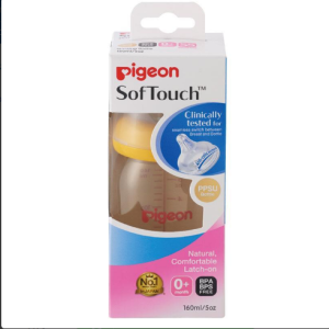 Bình sữa Pigeon SofTouch Peristaltic Plus PPSU  160ml