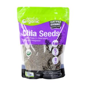 Hạt Chia Seeds Absolute Organic Úc, 1kg